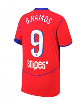Paris Saint-Germain Goncalo Ramos #9 Maglia Gara Terza Repliche 2025-26 Maniche Corte